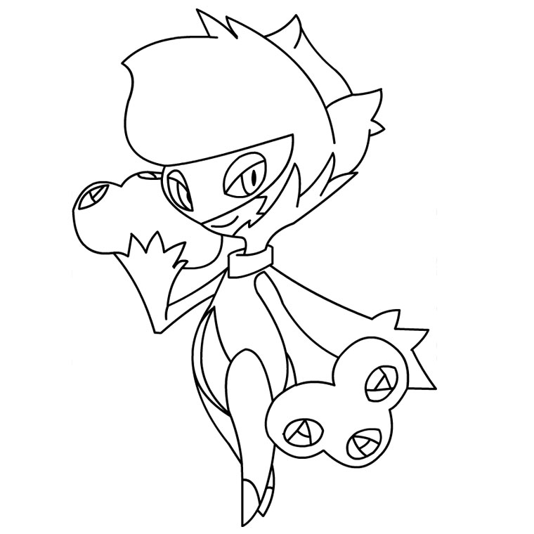 coloriage pokemon roserade